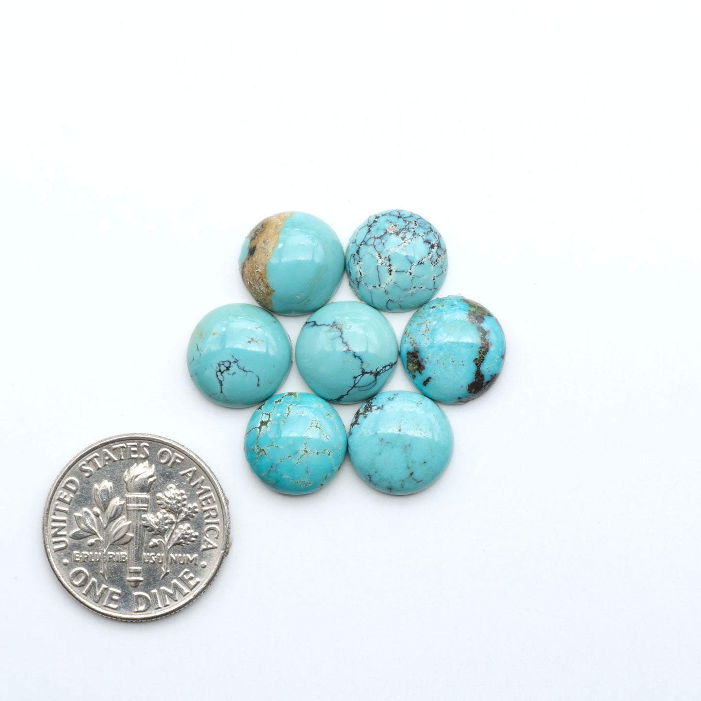 Hubei Cloud Mountain Turquoise Cabochons