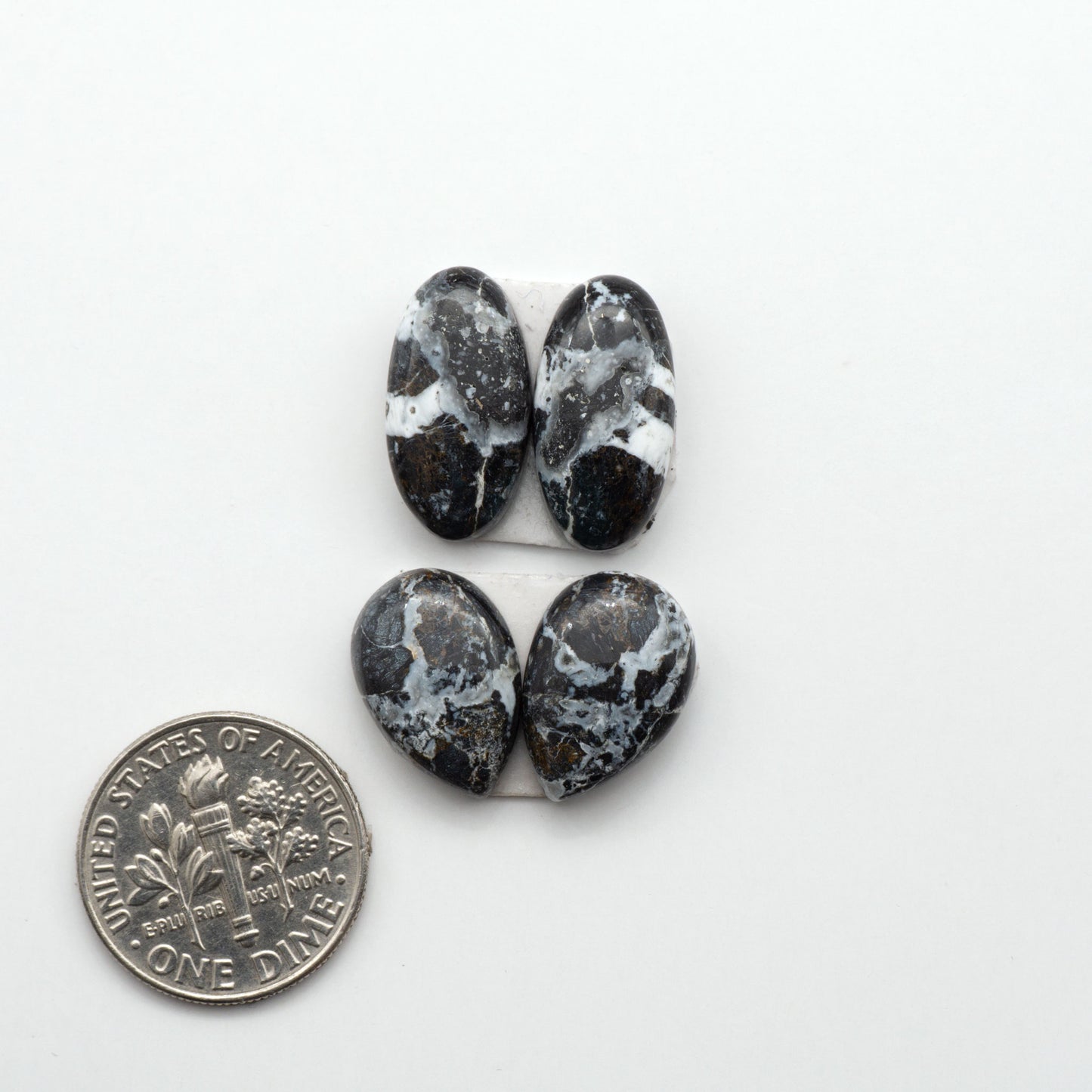 White Buffalo Stone Cabochons