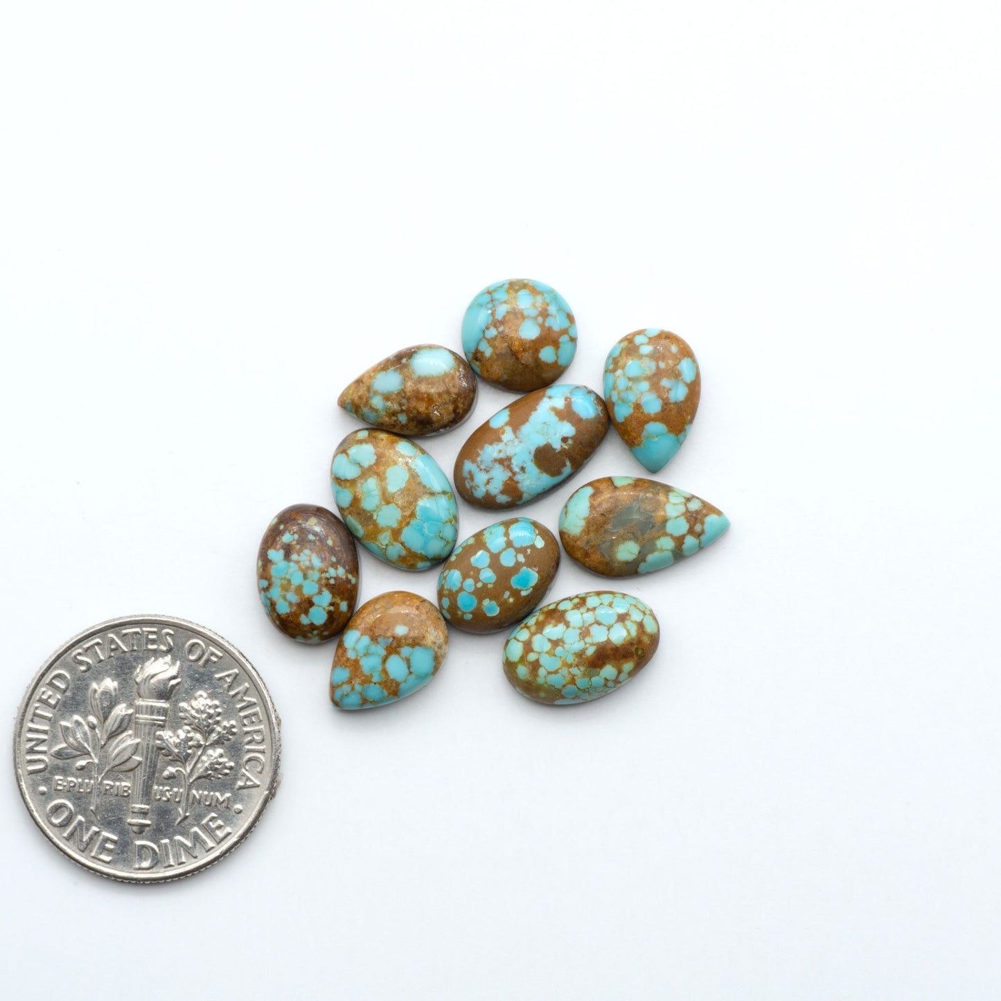 Number 8 Turquoise Cabochons