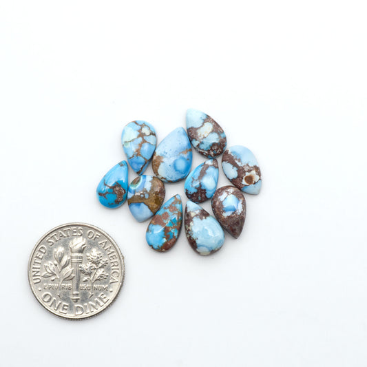 Golden Hills Turquoise Cabochons