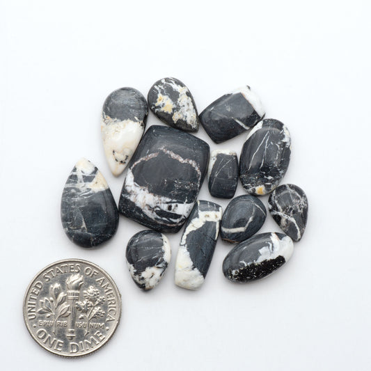 White Buffalo Stone Cabochons