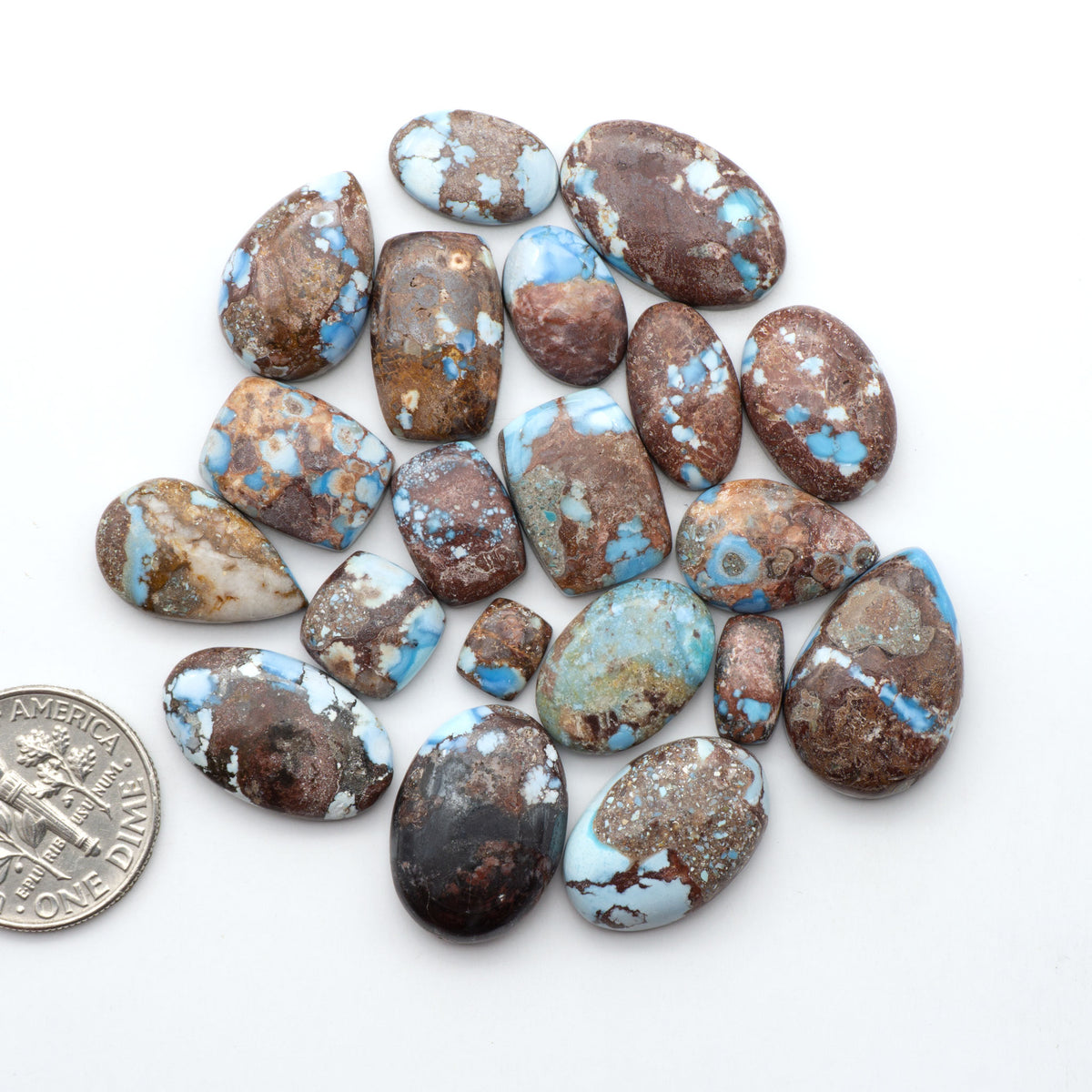 Golden Hills Turquoise Cabochons