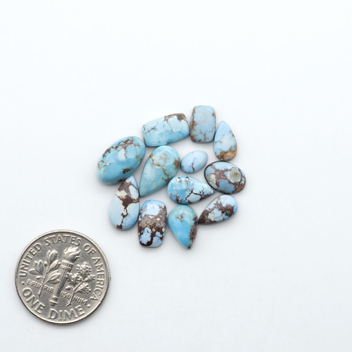Golden Hills Turquoise Cabochons