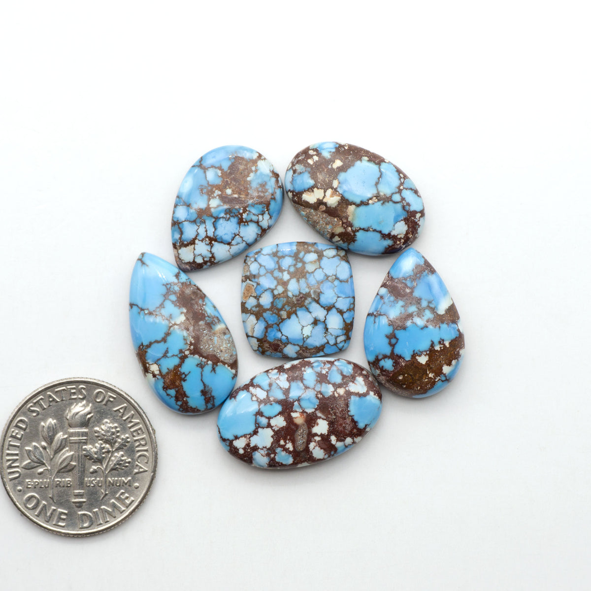 Golden Hills Turquoise Cabochons
