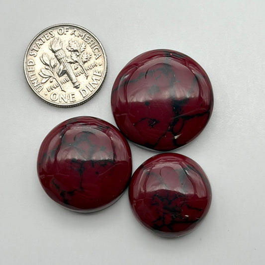 Bloody Bison Jasper Cabochons