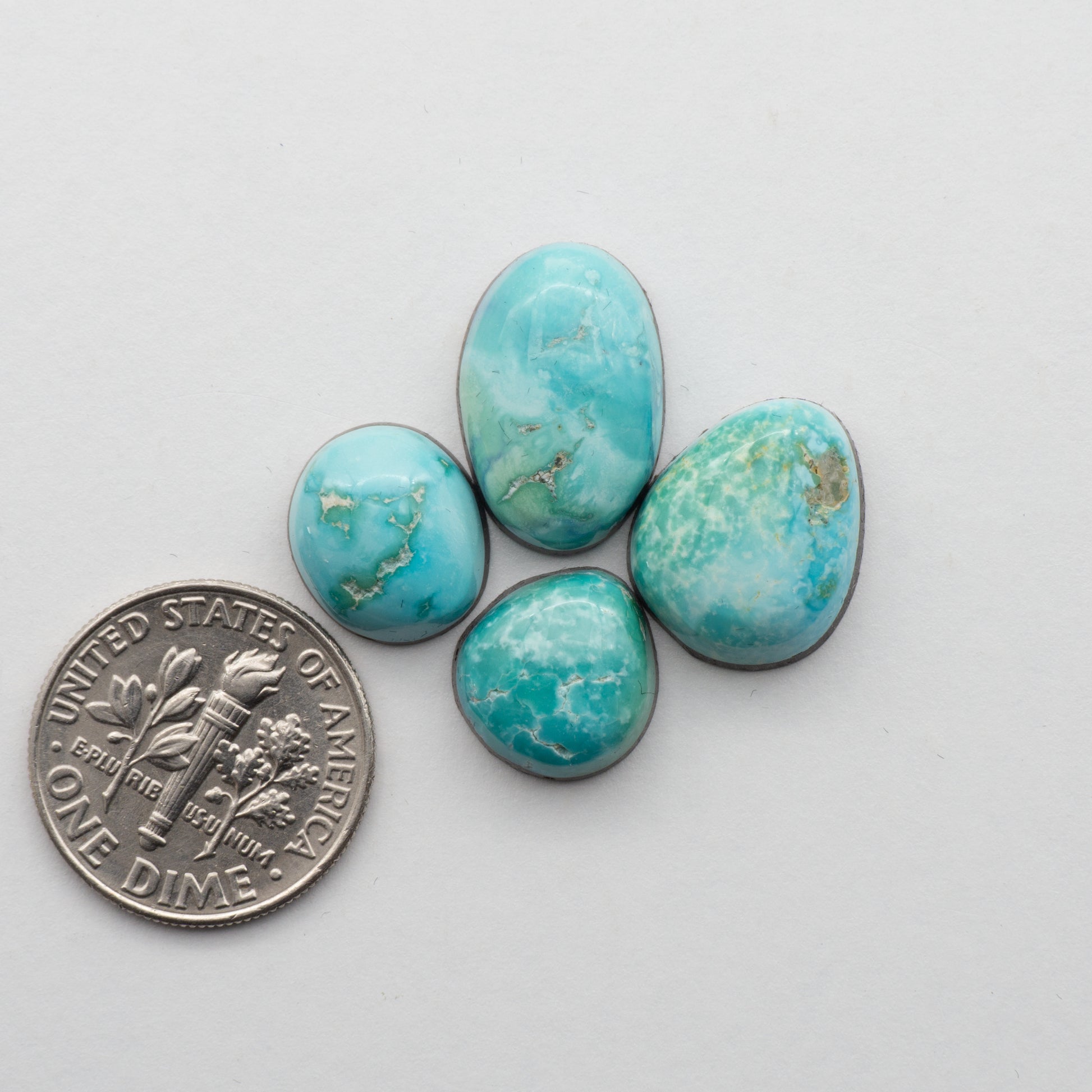 Emerald Valley Turquoise Cabochon Lot
