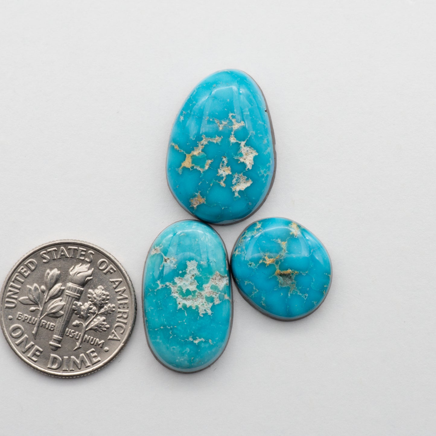Emerald Valley Turquoise Cabochon Lot