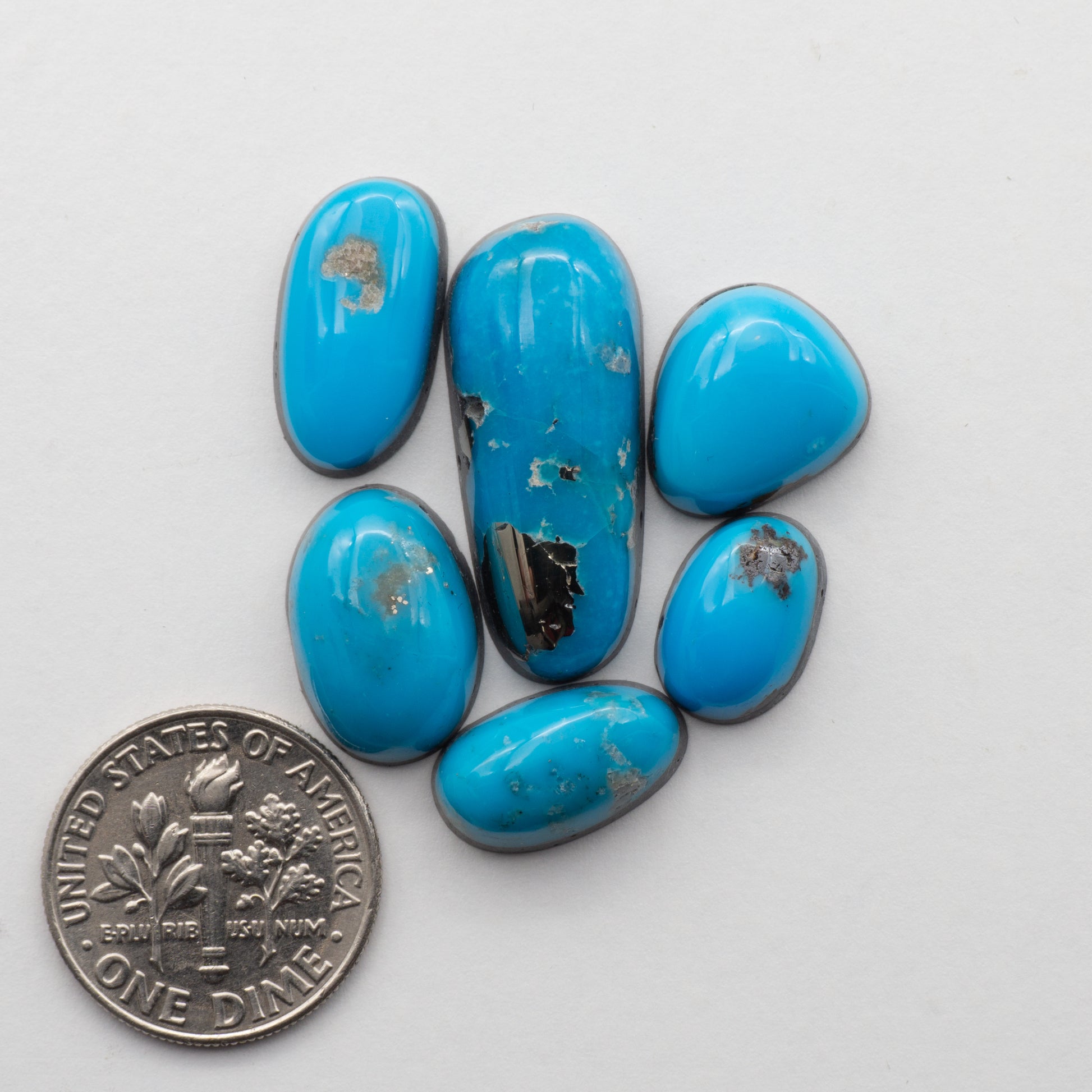 Alpine Blue Turquoise Cabochons