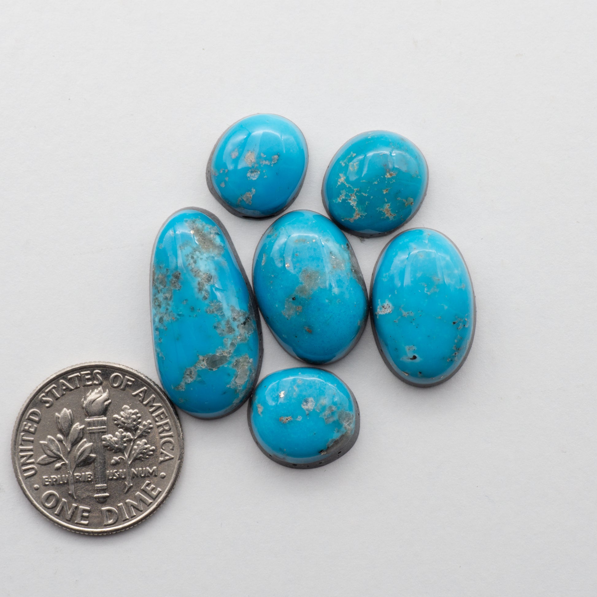 Alpine Blue Turquoise Cabochons