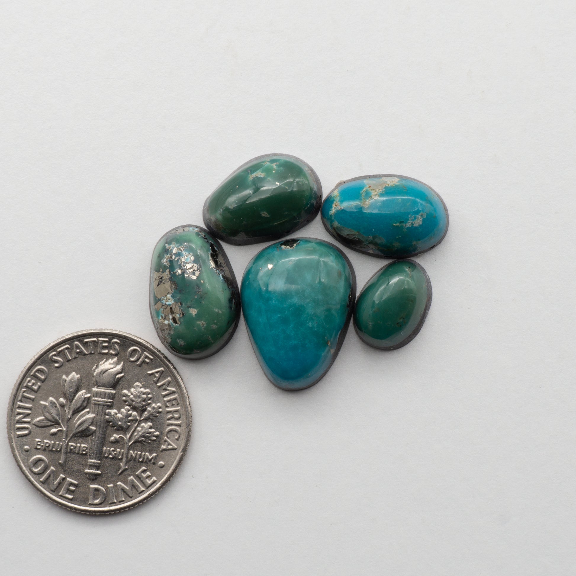 Alpine Blue Turquoise Cabochons