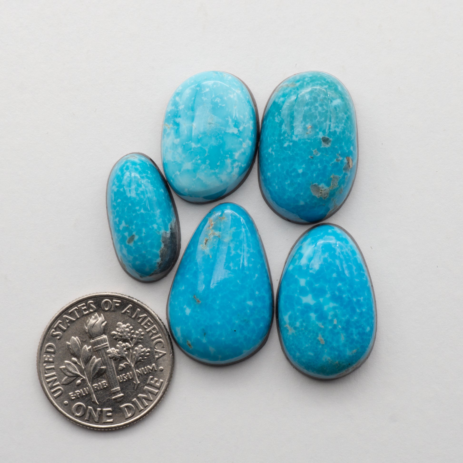 Alpine Blue Turquoise Cabochons