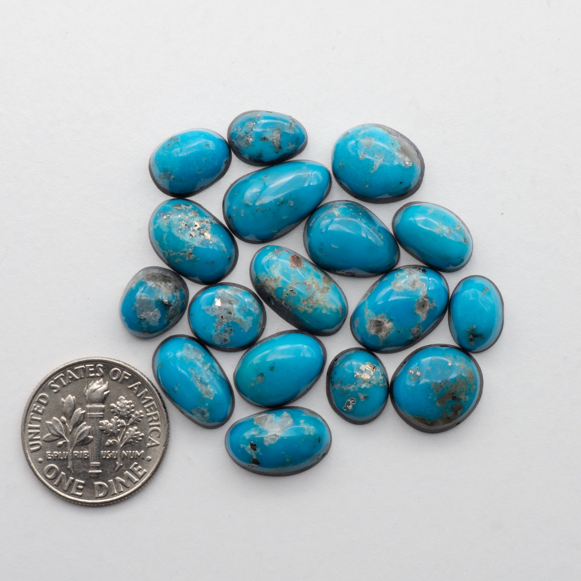 Alpine Blue Turquoise Cabochons