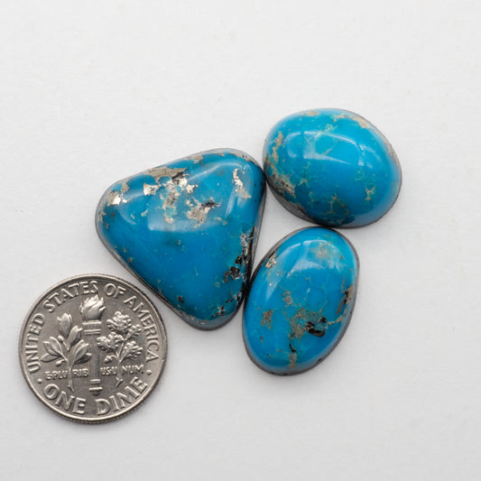 Alpine Blue Turquoise Cabochons